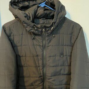 Billabong Women's Winter Puffer Jacket Size XL Black LIKE NEW